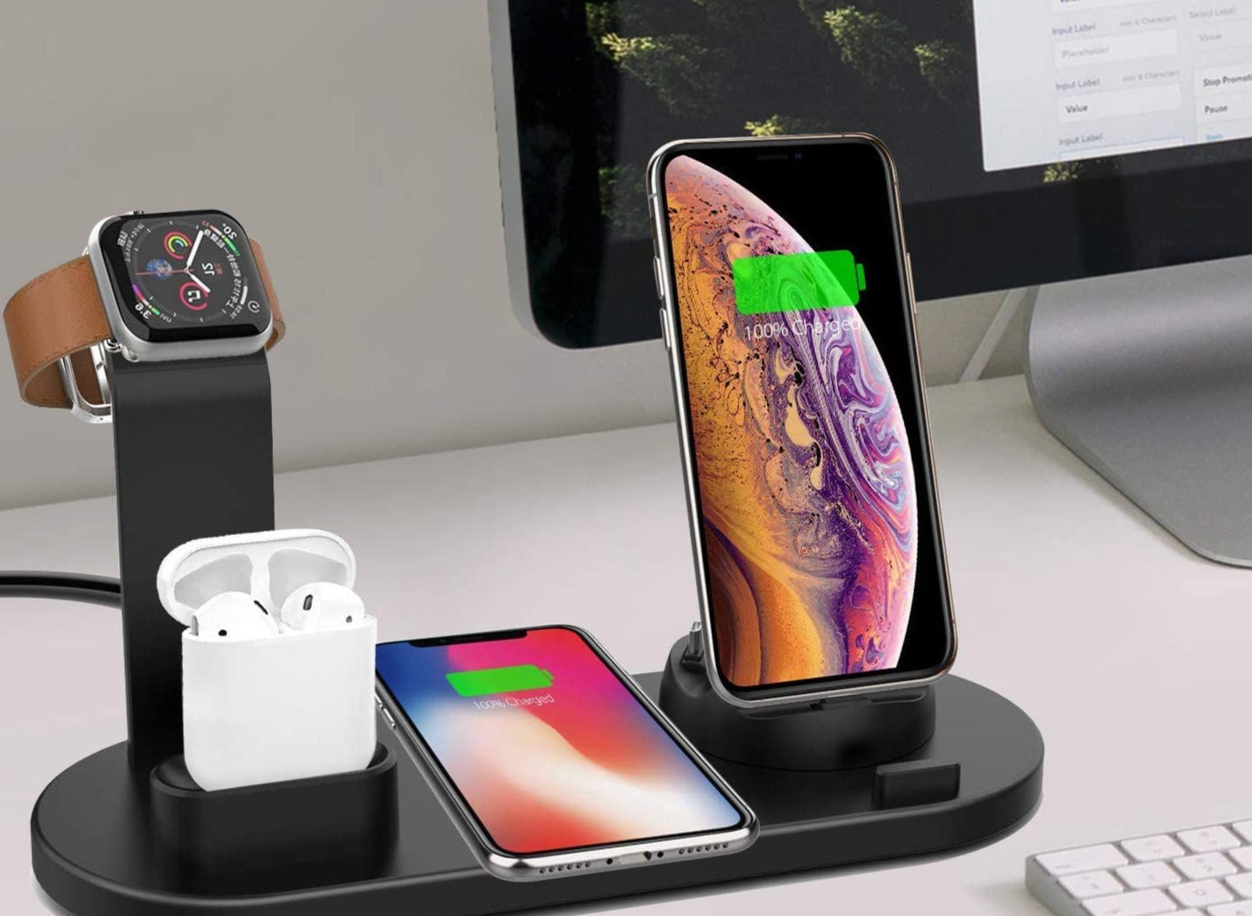 6 in 1 Wireless Charger Station