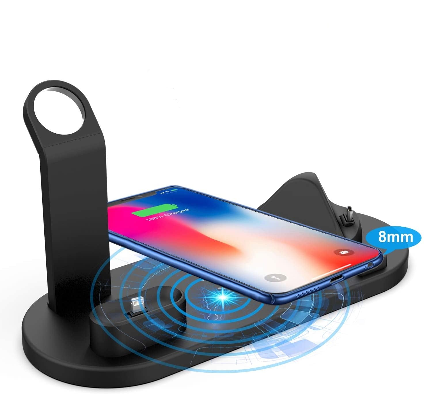 6 in 1 Wireless Charger Station